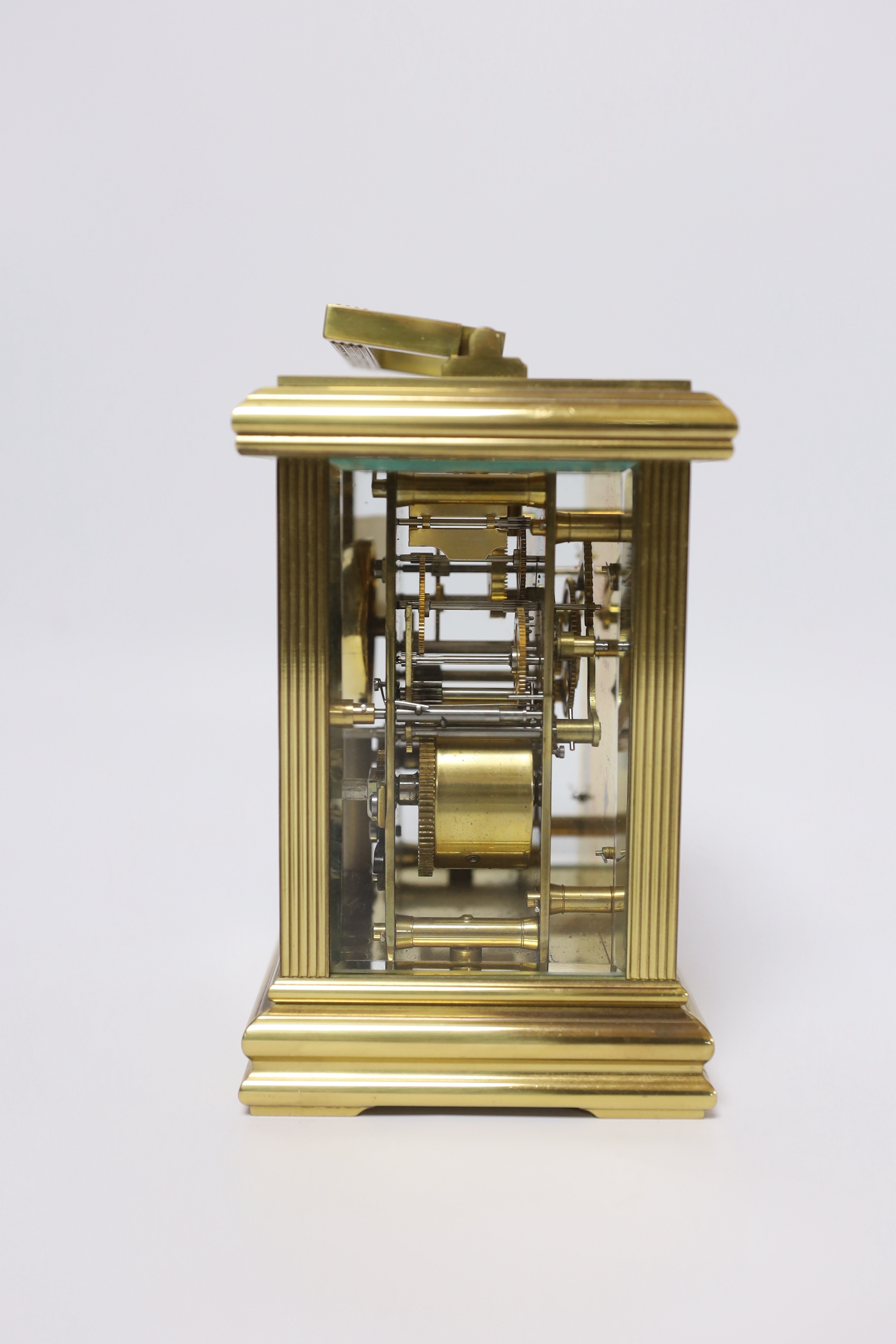 A Garrard & Co. brass cased carriage clock, 15cm